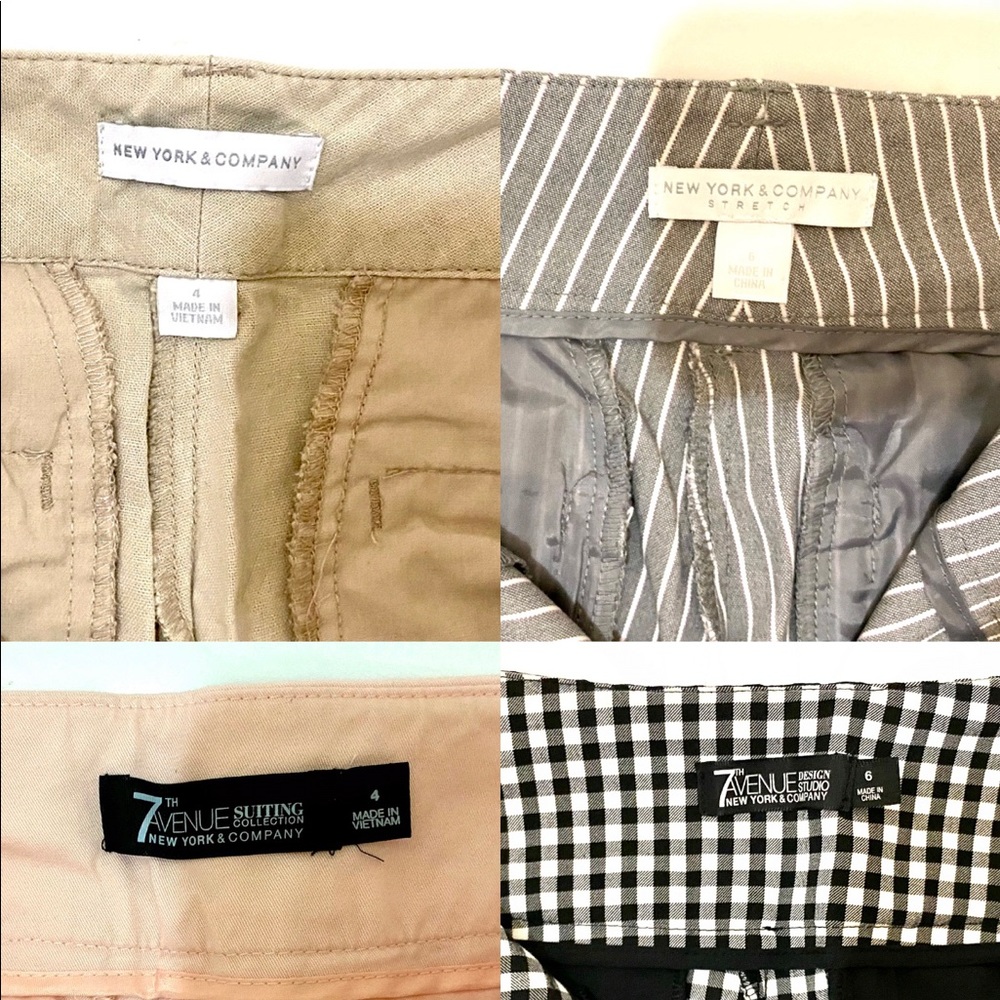 NEW YORK & COMPANY / Lot of 4 Mixed Pants